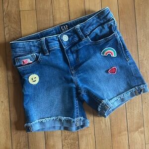 GAP Kids | midi denim shorts | size 6